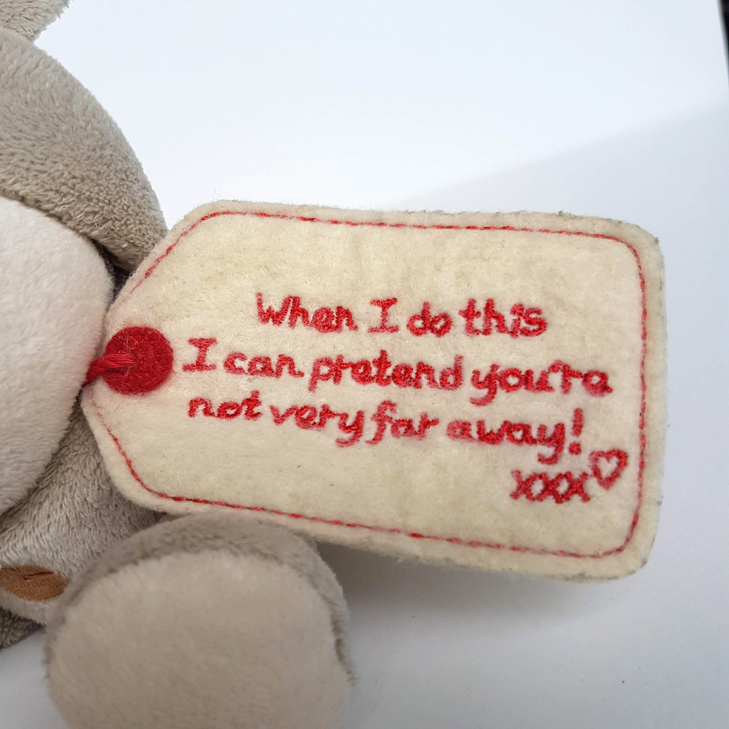 BOOFLE DOG Puppy Plush 20cm Love Gift Soft Toy Stuffed Animal Message Eyes Shut6