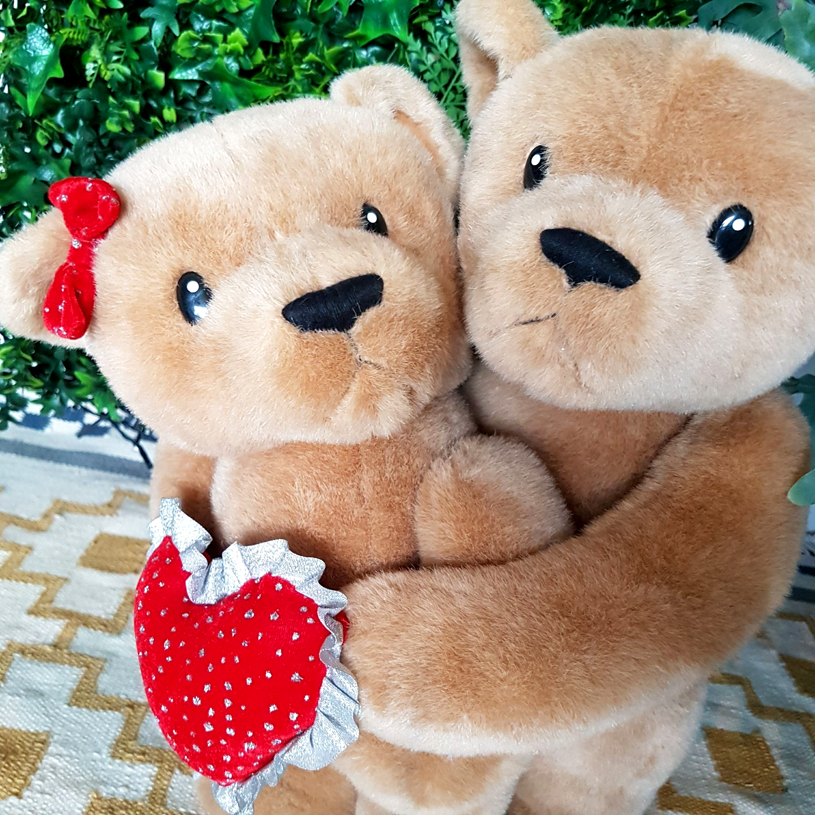Valentines CUDDLE TEDDY BEARS Plush Heart Love Toy 47cm Soft Toy Stuffed Animal2