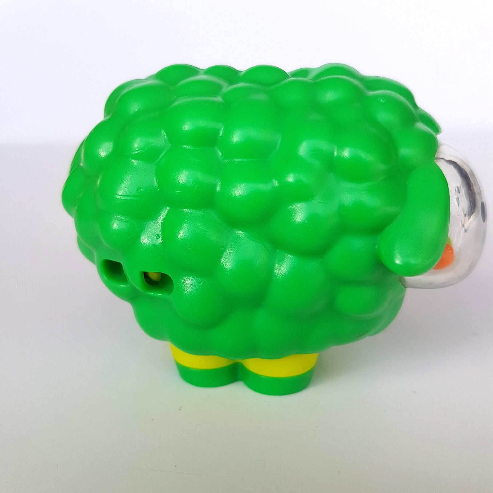 Fisher Price Broccoli SHEEP Squeaker HEDGEHOG Shaker ELEPHANT Rattle Baby Toys10