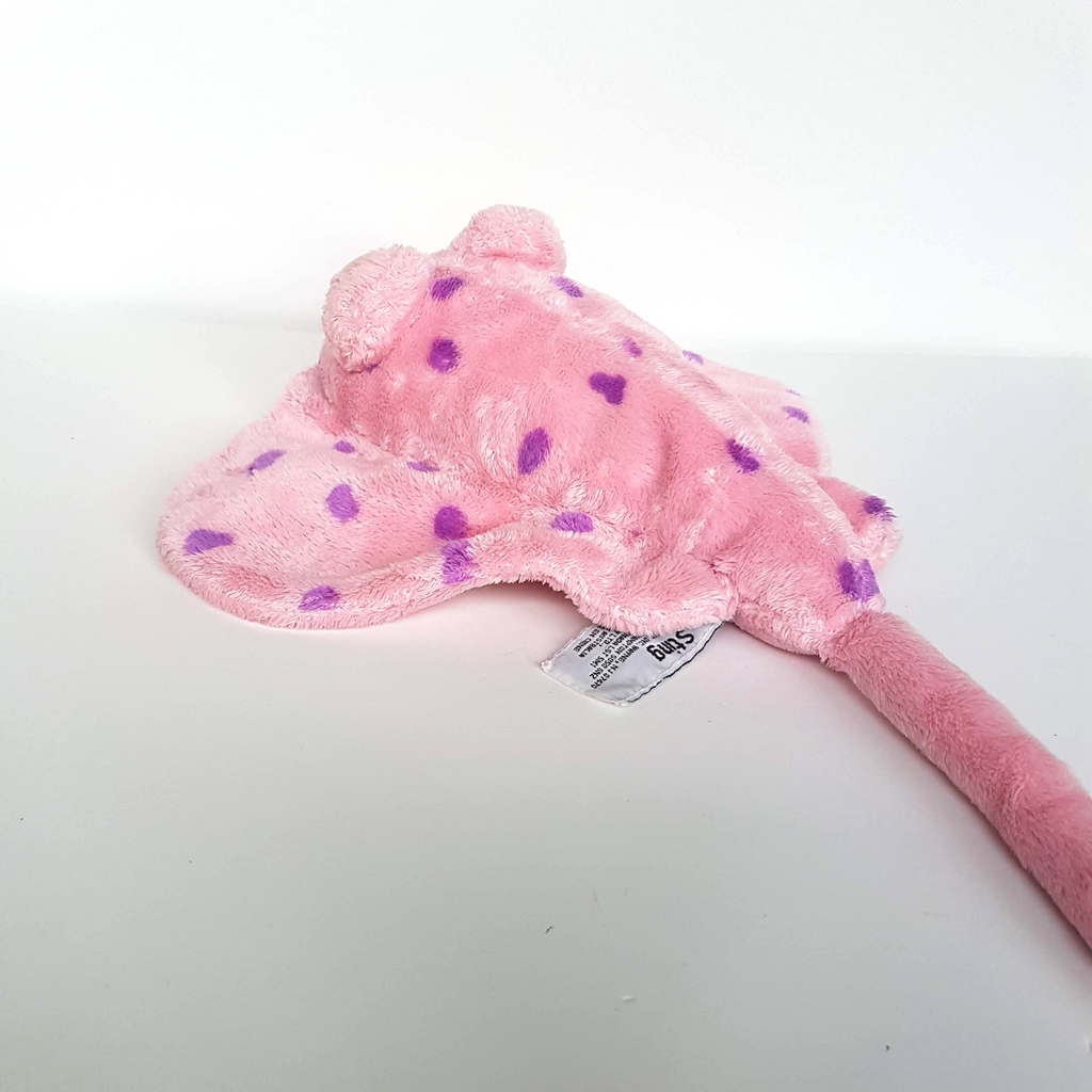 RUSS Lil Peepers STING Stingray Pink Plush 39cm Stuffed Animal Soft Toy Purple3