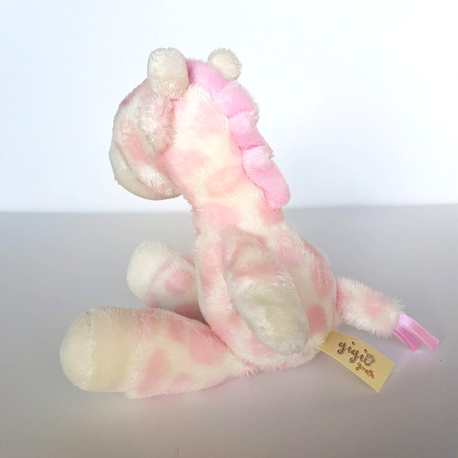 Gigio PINK GIRAFFE RATTLE Lovey Pink Plush Stuffed Animal Baby Soft Toy Cute Toy2