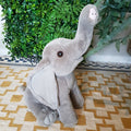 Korimco LARGE ELEPHANT 45cm Plush Grey Stuffed Animal Soft Toy Safari Animal Toy0