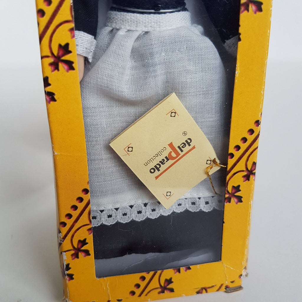 Del Prado Doll House VICTORIAN MAID Housekeeper Doll Black White Collectible2