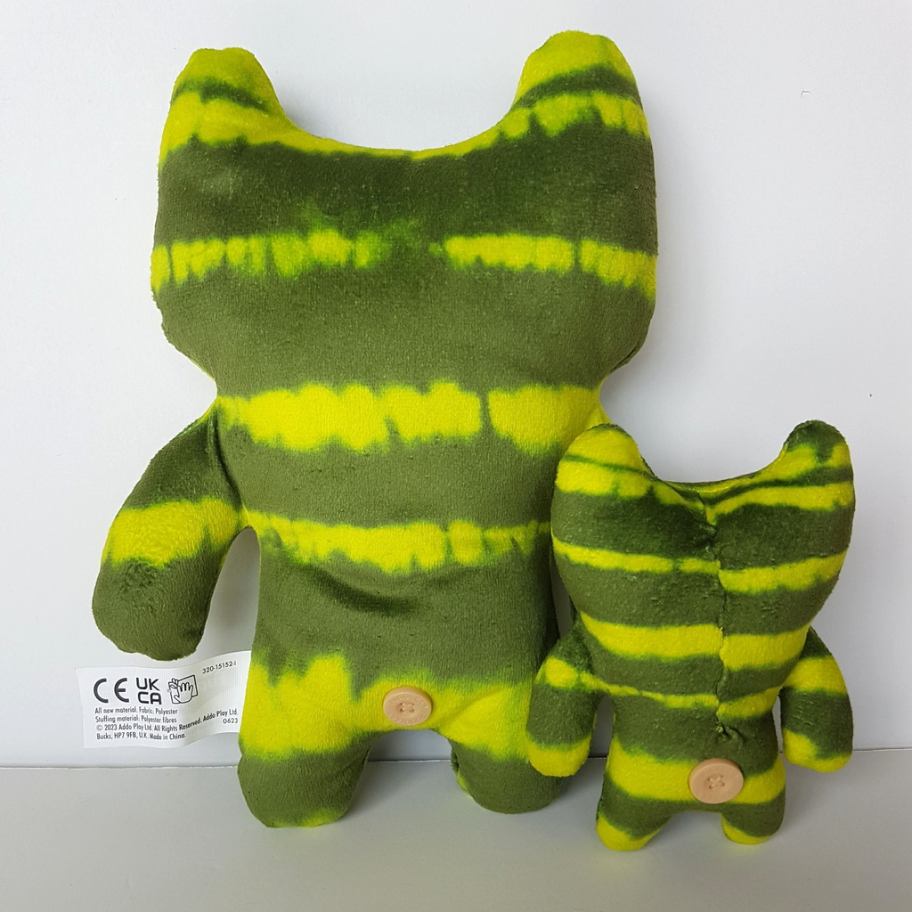 FUGGLER 2023 Laboratory Misfits Indecisive Monster + Mini Green Plush Soft Toys12