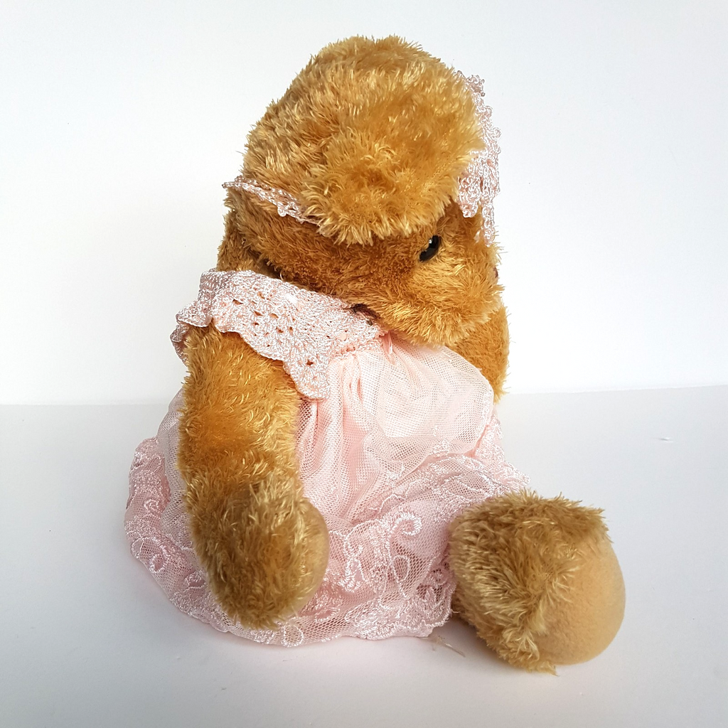 Settler Bears PINK LACE TEDDY Bear 37cm Plush Lace Soft Toy Stuffed Animal Cute6