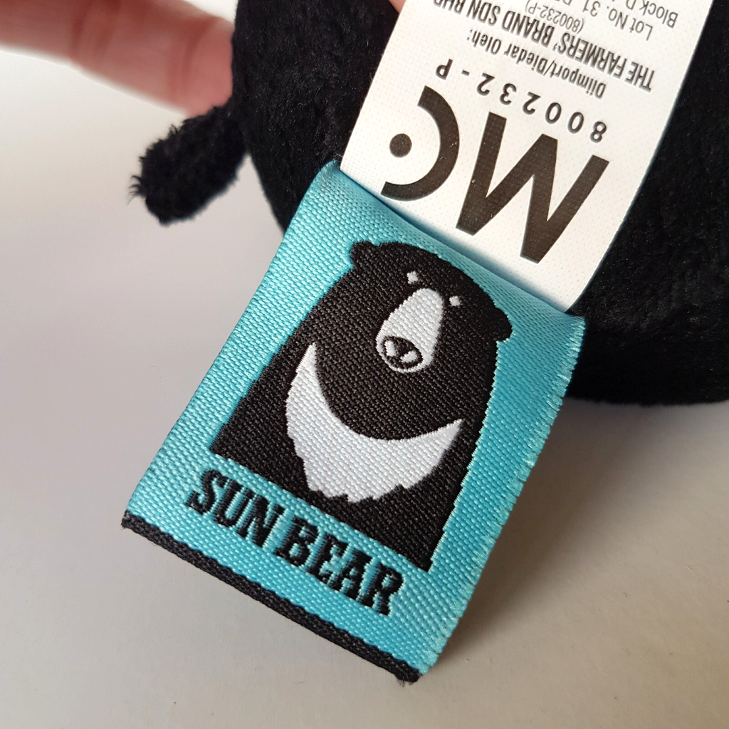 Goodies BLACK SUN BEAR Plush Endangered Soft Toy Beans Stuffed Animal Cuddly9