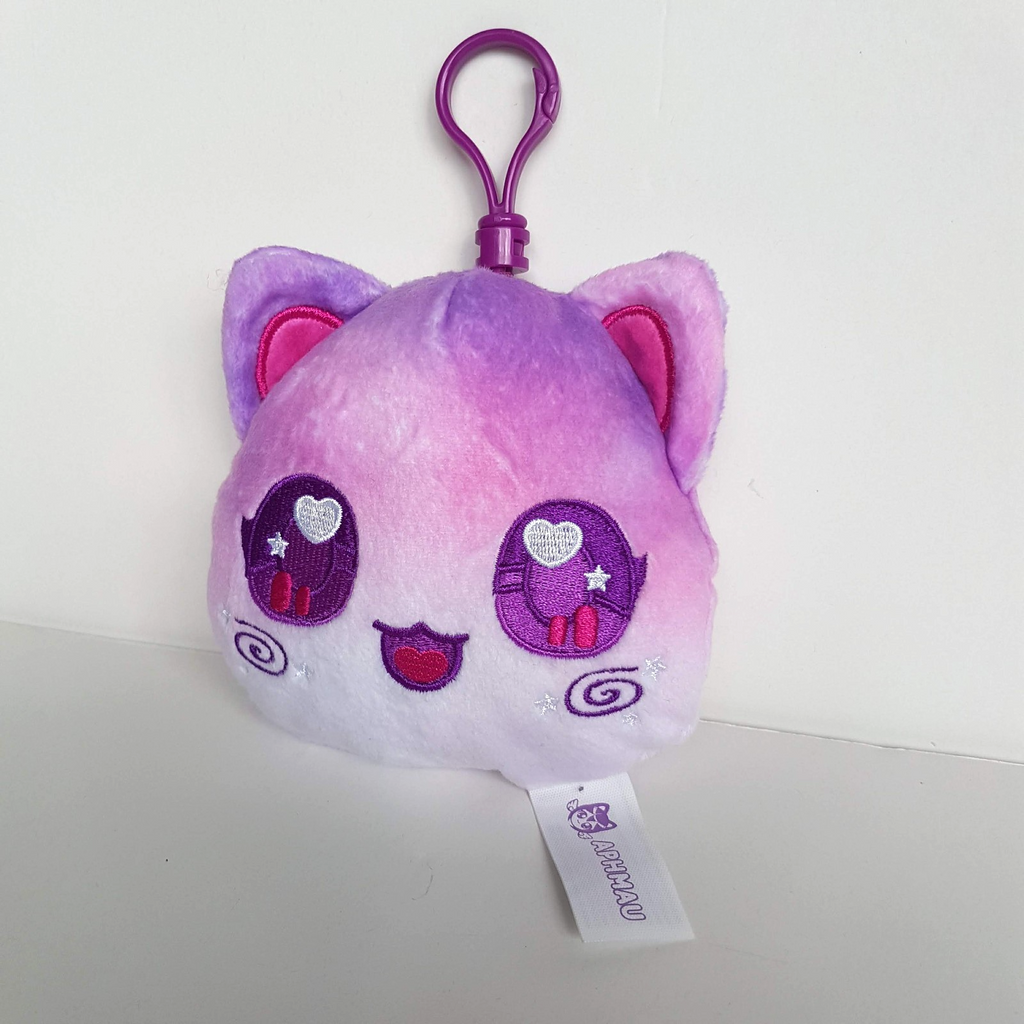 Aphmau Celestial GALAXY CAT KEY RING Meemeows Key Chain Clip On Plush Soft Toy2