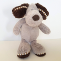 Rare Papaya FLOPPY DOG Plush 27cm Grey Puppy Stuffed Animal Soft Toy Cuddly Cute0