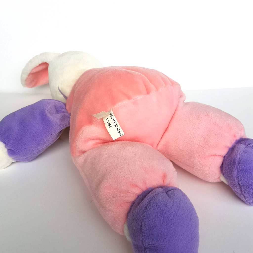 Vintage Lemonwood VELOUR BUNNY 45cm RARE Plush Soft Toy Stuffed Animal Rabbit14