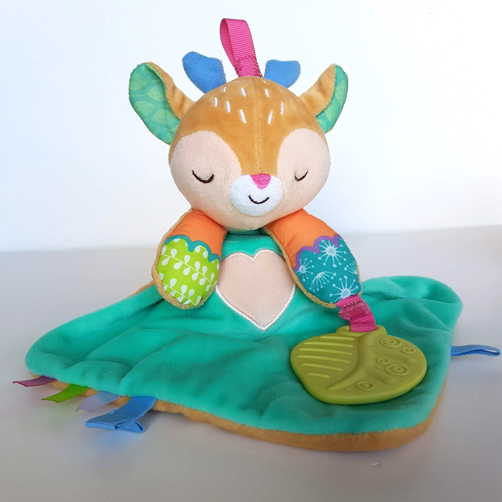 Vtech MY FRIEND FAWN Deer Lovey MUSIC Plush Comforter Blanket Sleep Soft Toy4