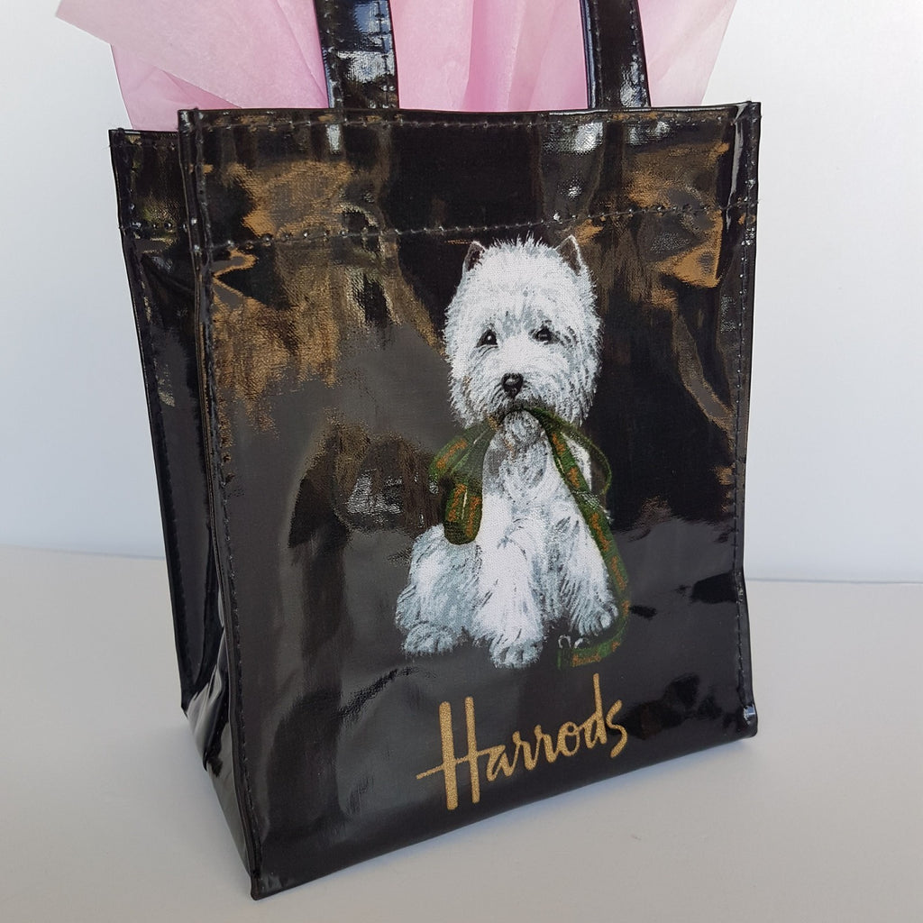 Harrods WEST HIGHLAND Dog Bag Small 18cm Tote Collectible Cute Puppy Accessory2