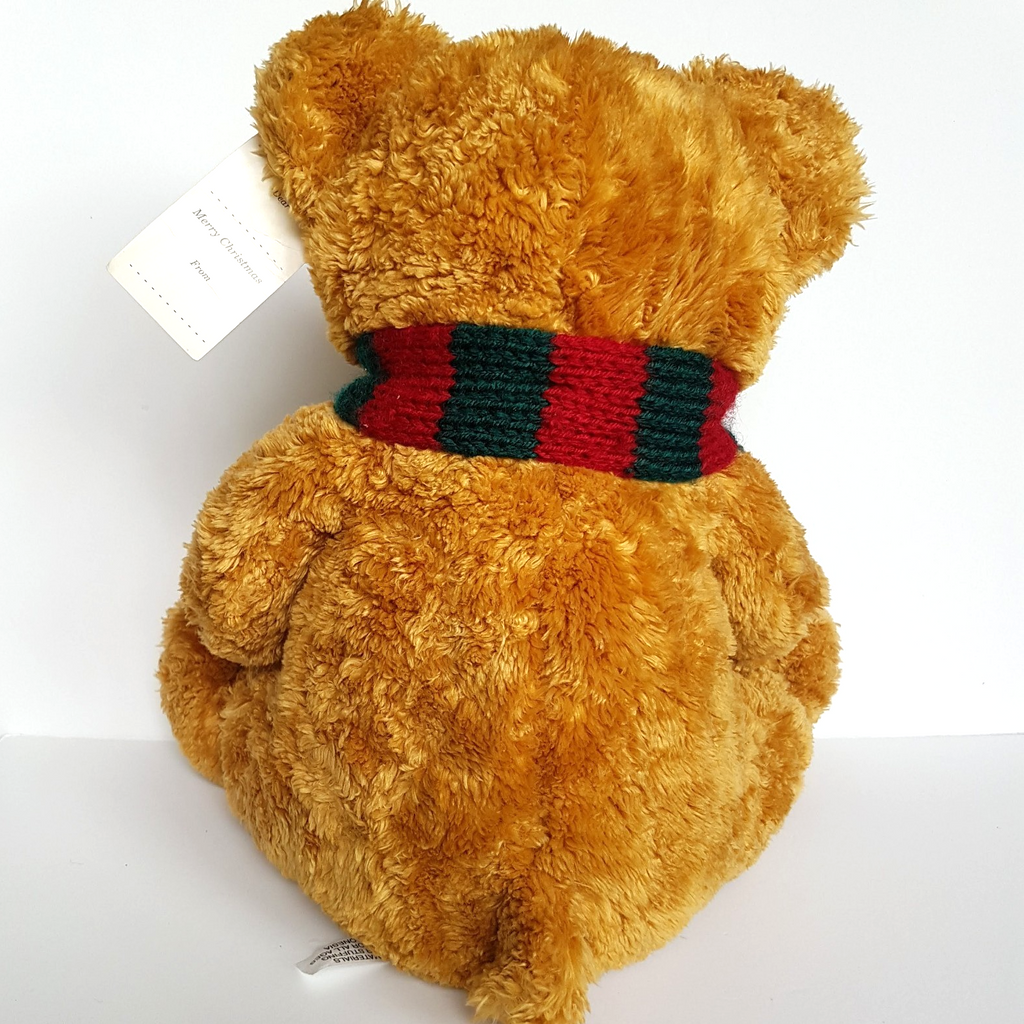 Myer Grace Brothers CHRISTMAS BEAR Plush Teddy Bear 35cm VINTAGE Stuffed Animal11