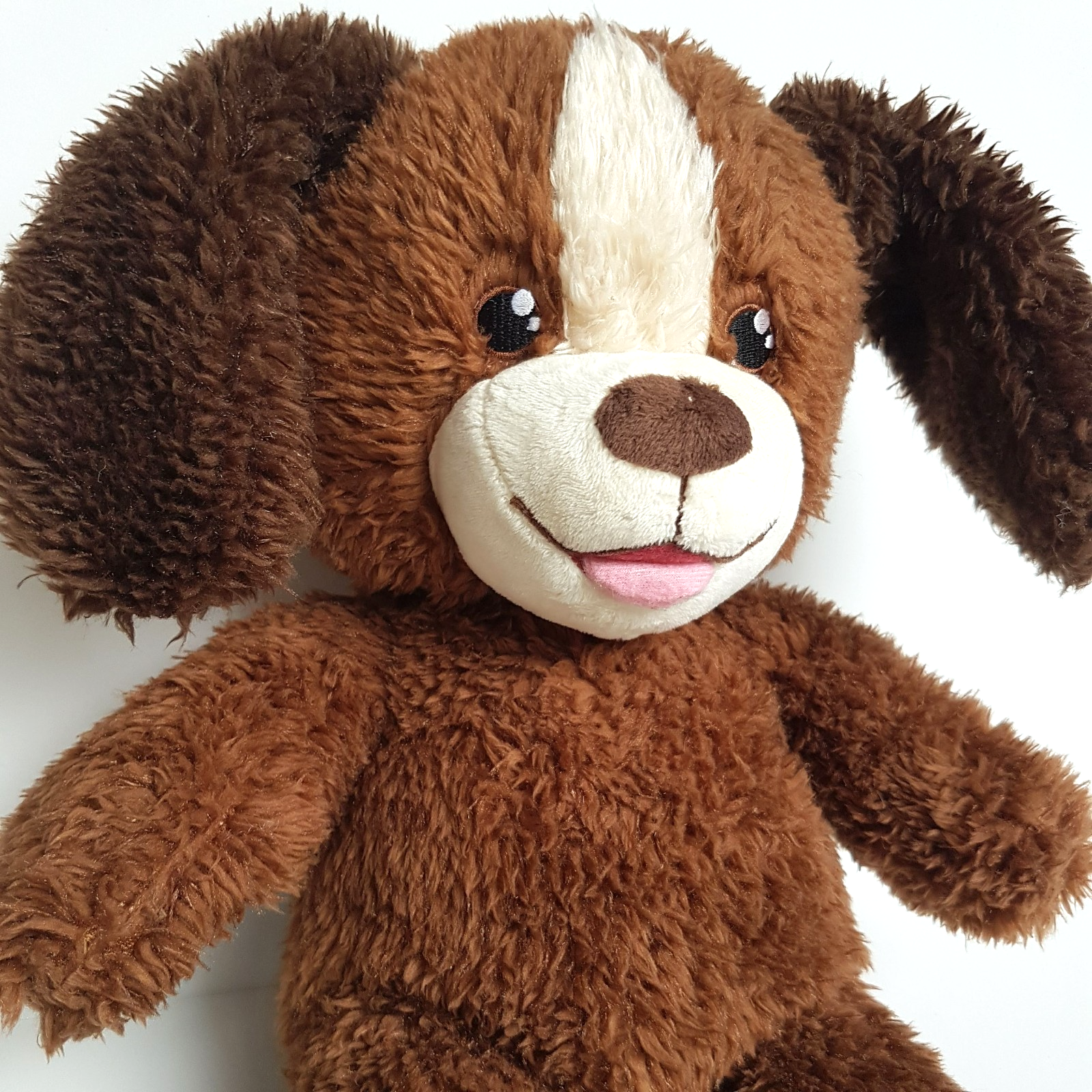 Build A Bear BROWN DOG Plush 43cm BAB Soft Toy Stuffed Animal Cuddly Pet Cute1