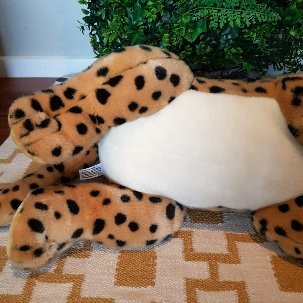 Large 63cm Long Korimco CHEETAH WILD CAT Plush Stuffed Animal Soft Toy Cuddly7