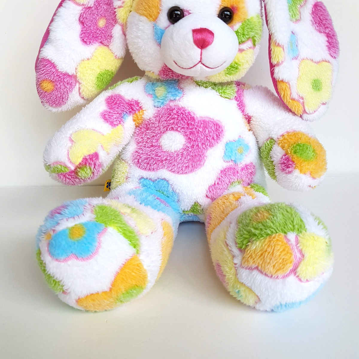 Build A Bear WHITE FLOWER RABBIT Plush BAB Plush Soft Toy 40cm Stuffed Animal3