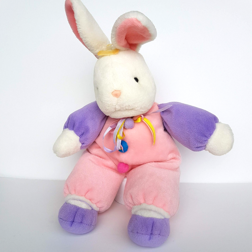 Vintage Lemonwood VELOUR BUNNY 45cm RARE Plush Soft Toy Stuffed Animal Rabbit1