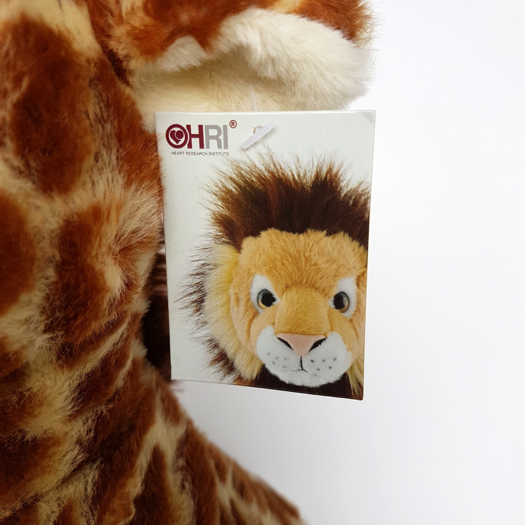 Hero Of The Heart GIRAFFE SITTING Plush 33cm Soft Toy Stuffed Animal Safari Zoo3