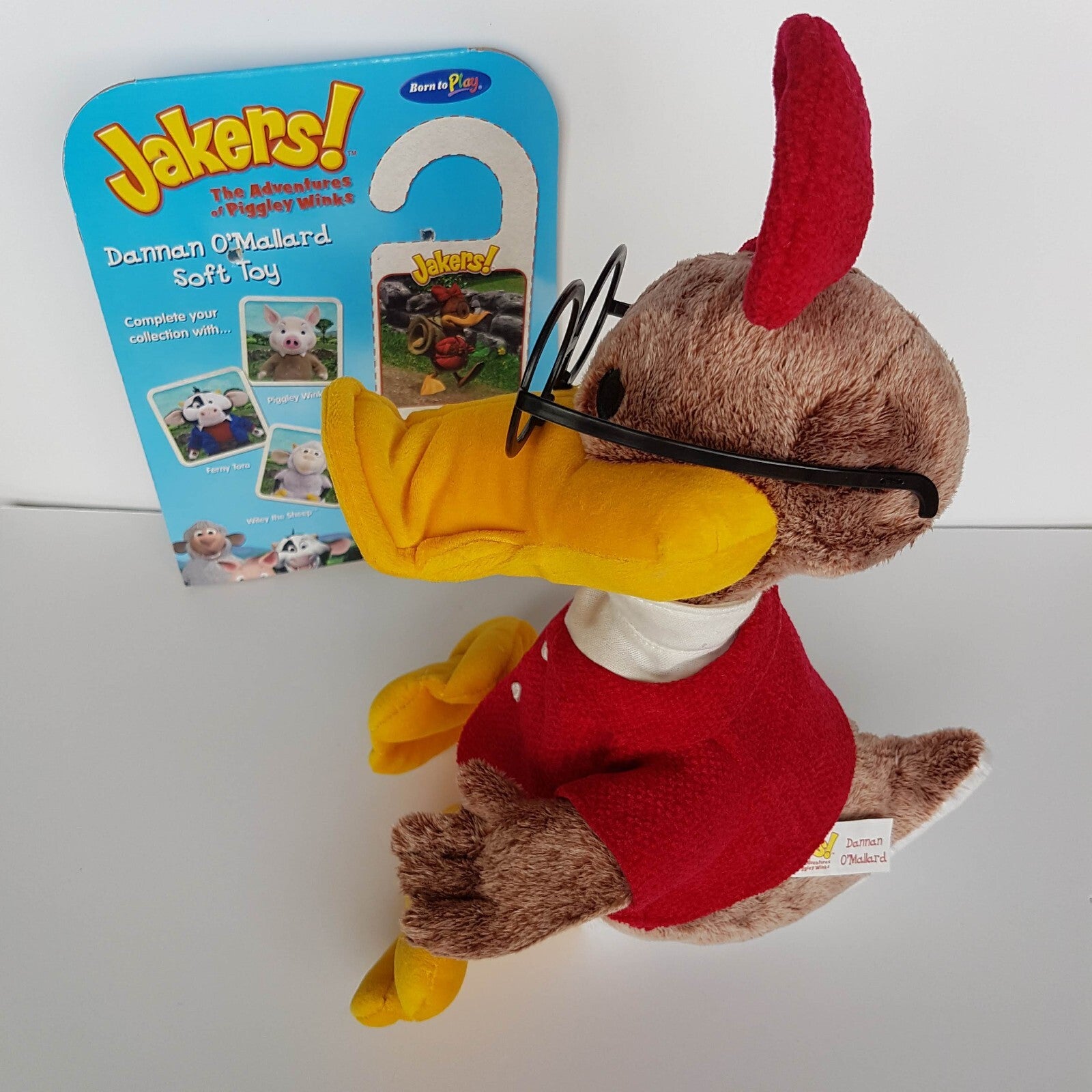 RARE LARGER SIZE Jakers! 39cm Adventures of Piggley Winks DANNAN O'MALLARD Duck10