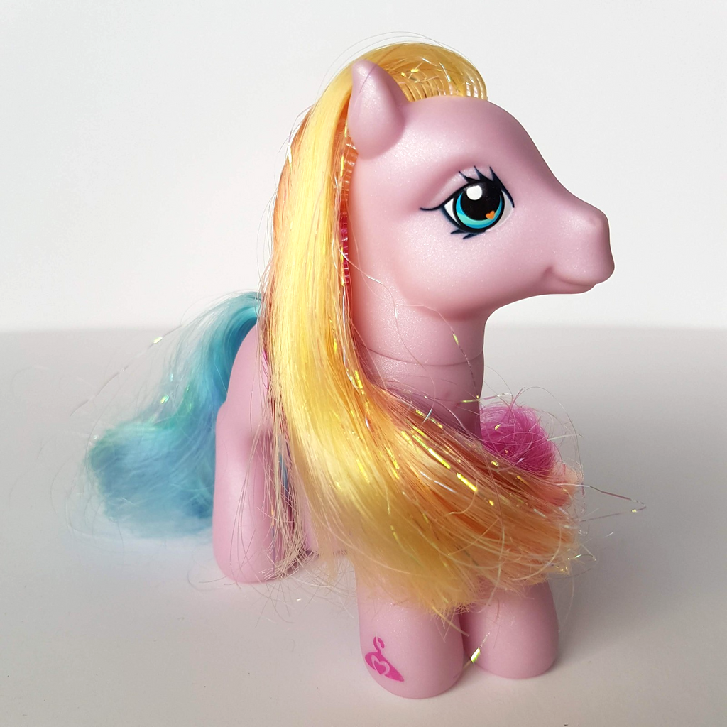 My Little Pony TOOLA ROOLA 2007 Hasbro Horse 12cm Glitter Hair Action Figure5