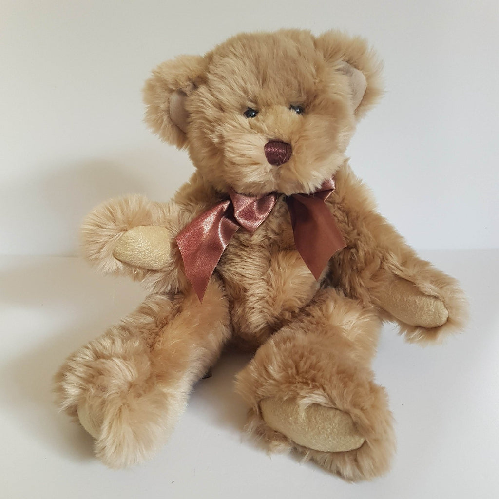 Korimco RICH Floppy TEDDY BEAR 36cm Plush Soft Toy Floppy Stuffed Animal Cuddly0