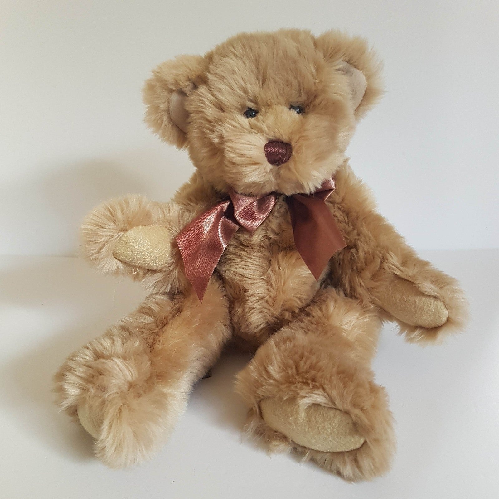 Korimco RICH Floppy TEDDY BEAR 36cm Plush Soft Toy Floppy Stuffed Animal Cuddly0