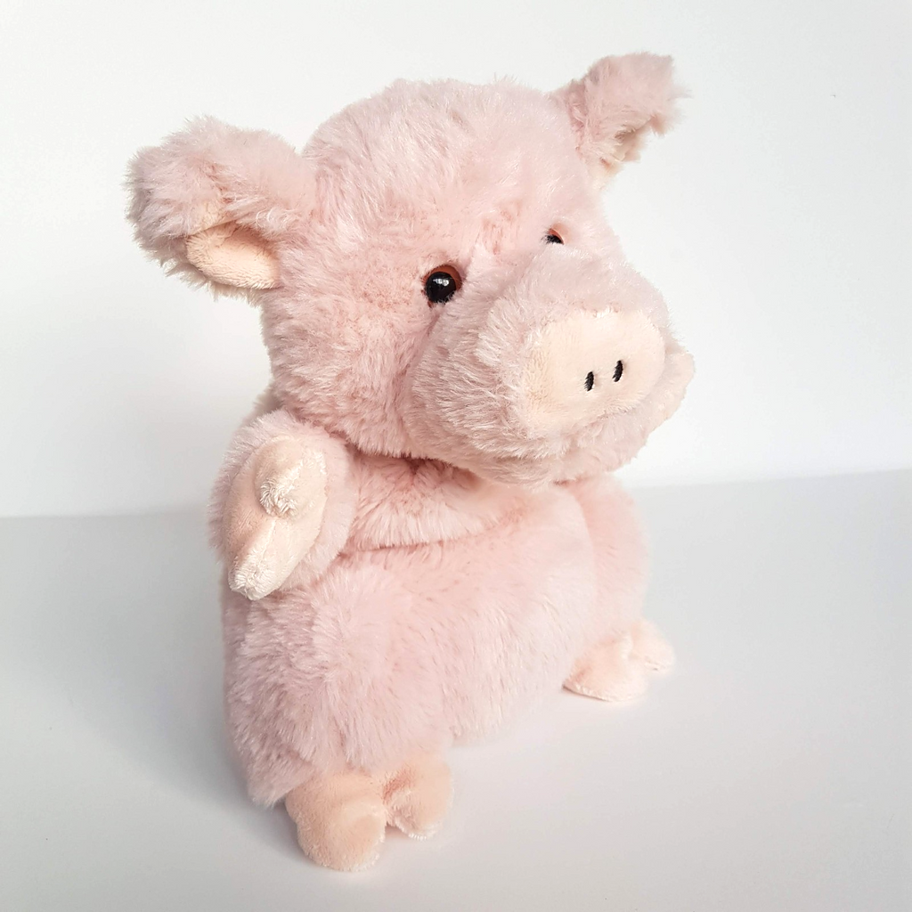Jack & Jill PIG HAND PUPPET 24cm Plush Soft Toy Farm Stuffed Animal Pink Cute0