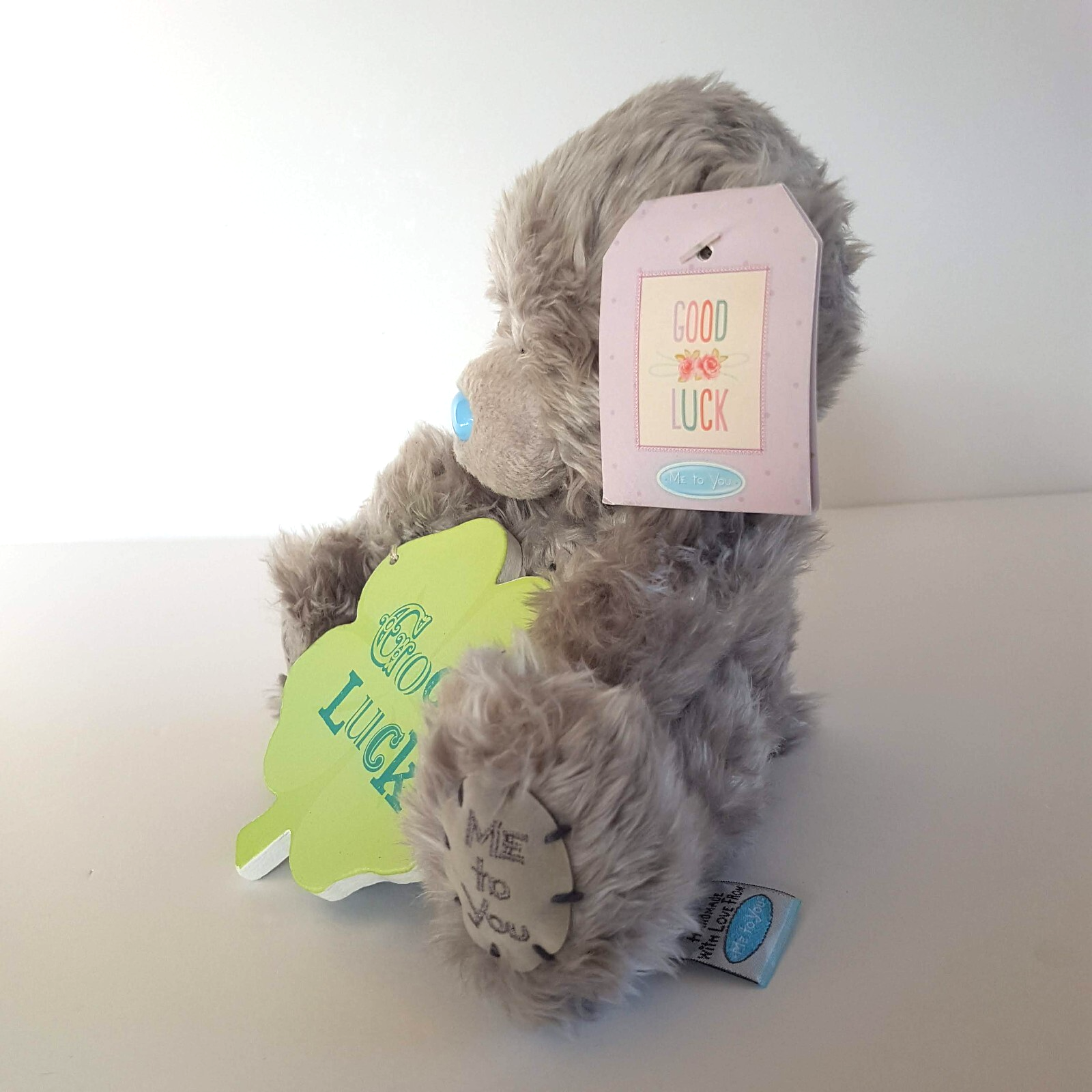 Tatty Teddy GOOD LUCK BEAR 4 Leaf Clover 14cm ME TO YOU Plush Stuffed Animal Toy2