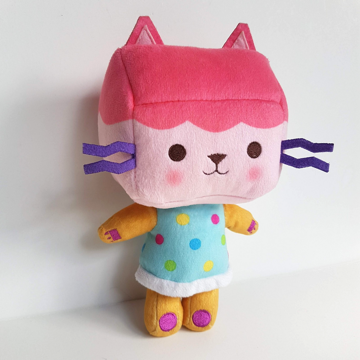 Gabby's Dollhouse BABY BOX CAT Plush 22cm Pink Kitten Stuffed Animal Soft Toy1
