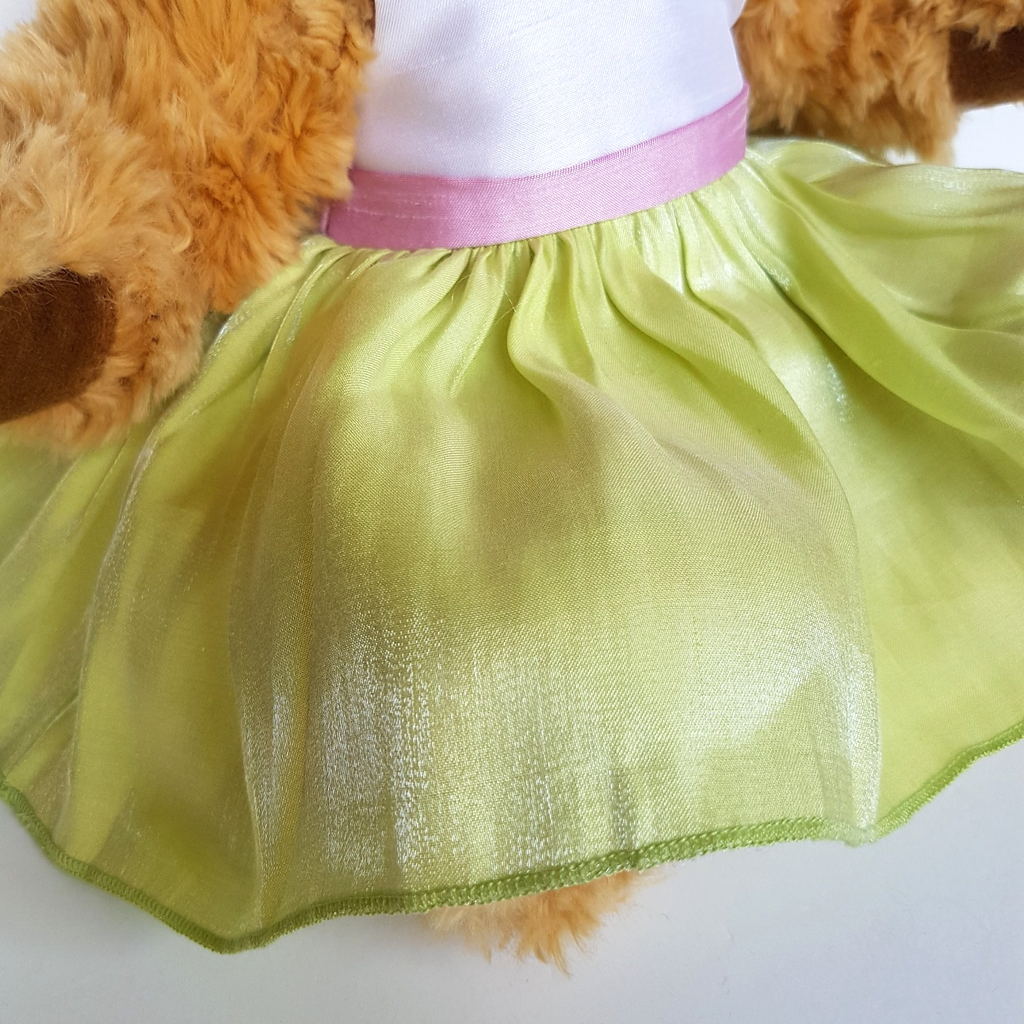Rare Pumpkin Patch PATCH TEDDY Bear + Dress 34cm Plush Soft Toy Stuffed Animal3