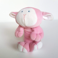 DanDee Vintage VELOUR LAMB Plush Pink Rattle Comforter Soft Toy Stuffed Animal0