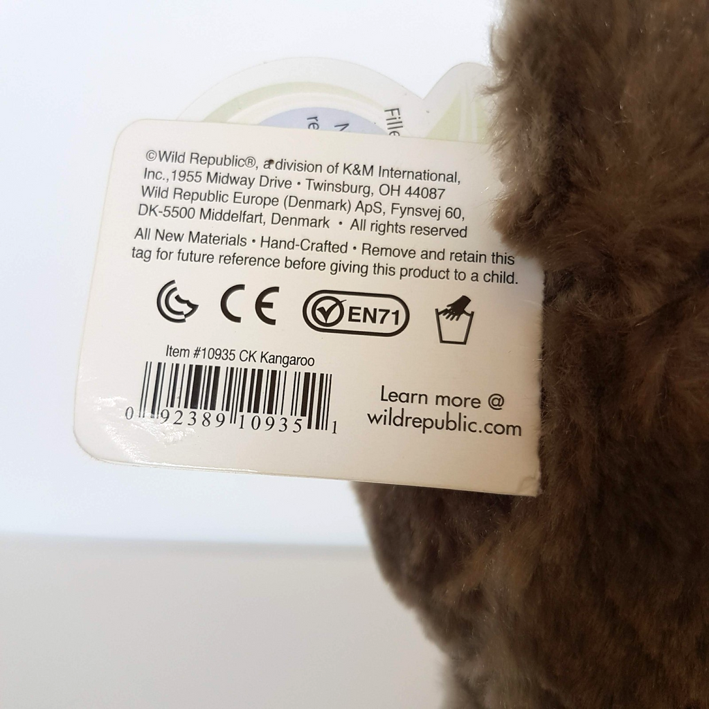 Wild Republic KANGAROO & JOEY 33cm Stuffed Animal Soft Toy Australian Animal TAG10