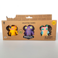 FUGGLER Ugly Monster 3 PACK COLLECTIBLE FIGURES SET Small NEW Funny Scary Toy0