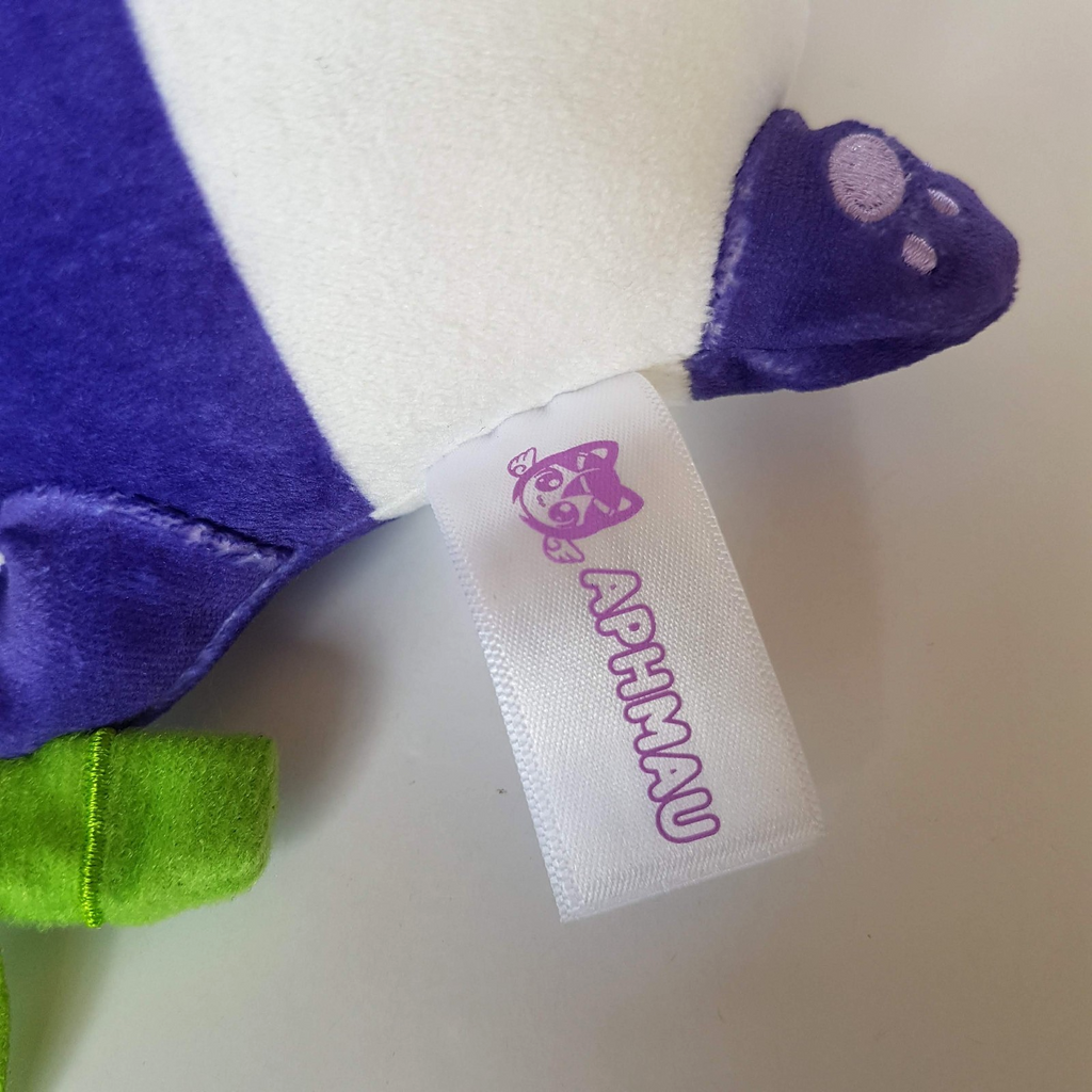 Aphmau MeeMeows PANDA CAT Safari Collection 15cm Purple White Soft Toy Animal2