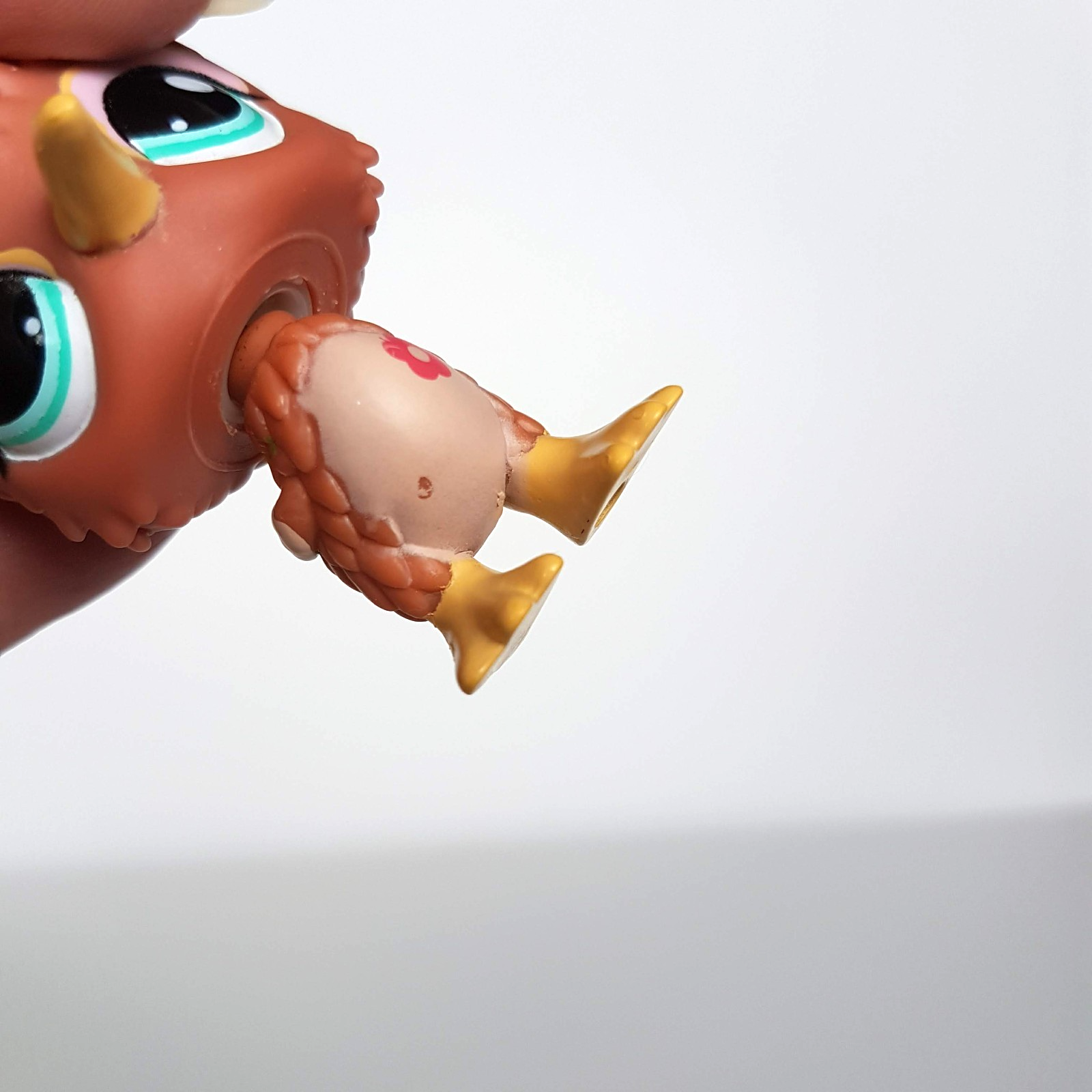 Littlest Pet Shop BROWN KIWI BIRD 2015 Plastic Figure Bobble Head LPS Cute 031415