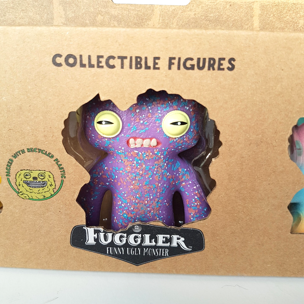 FUGGLER Ugly Monster 3 PACK COLLECTIBLE FIGURES SET Small NEW Funny Scary Toy2