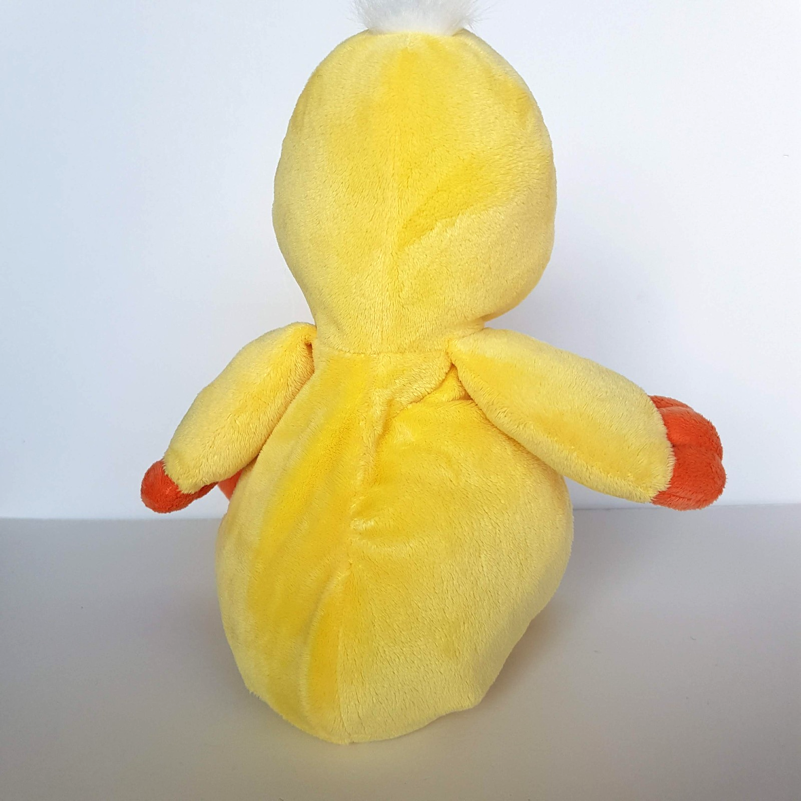 Cute FLOPPY YELLOW DUCK Plush Bird Soft Toy 36cm Farm Stuffed Animal Beanbag Toy5