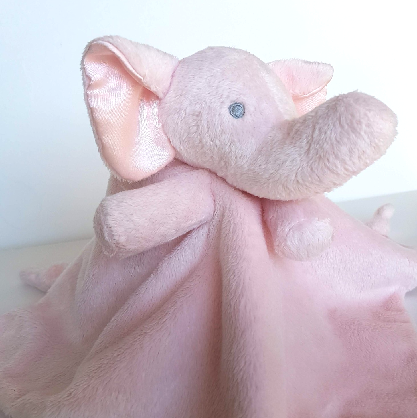 Save Our Sleep PINK ELEPHANT Lovey Plush Security Comforter Sleep Baby Soft Toy2