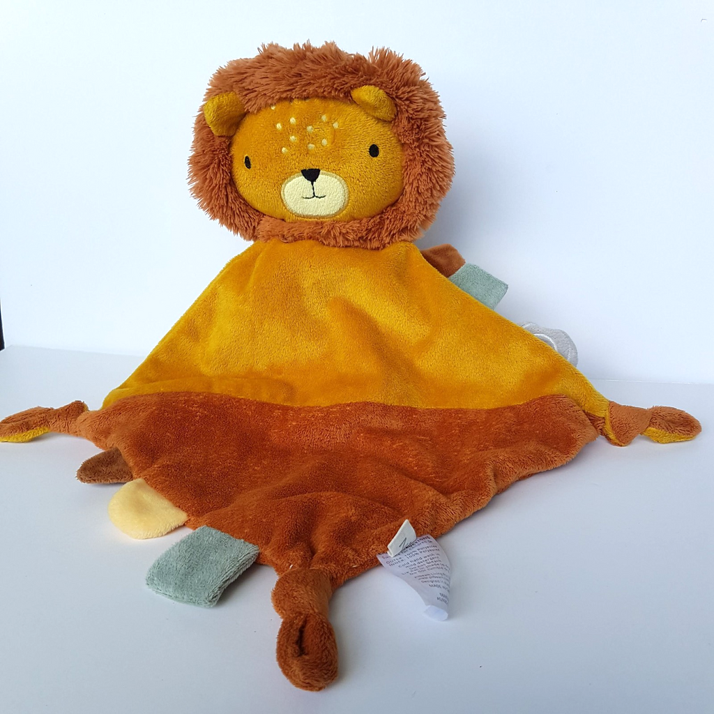 NK Nordic Kids LION WILD CAT Baby Comforter Lovey Plush Security Blanket Toy2
