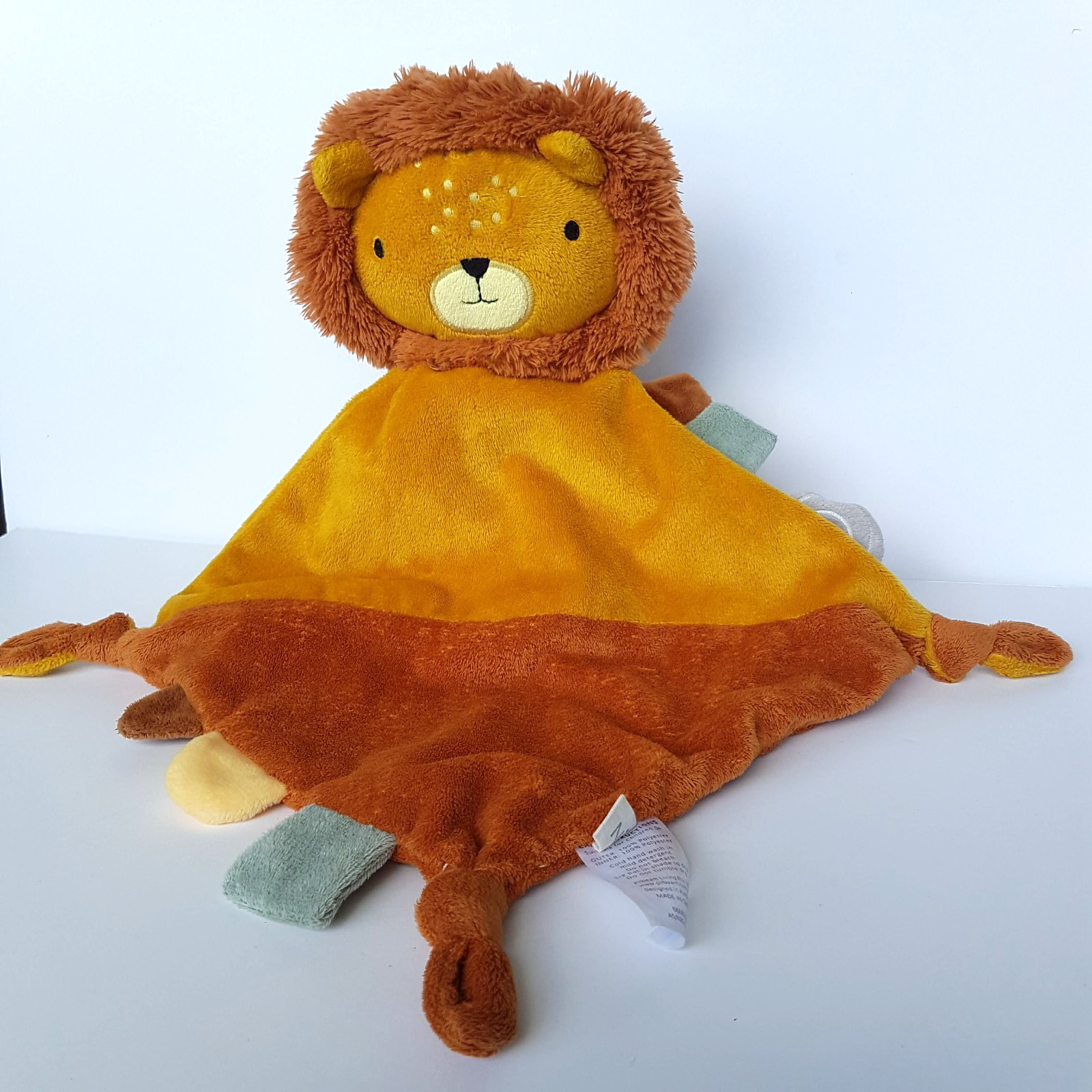 NK Nordic Kids LION WILD CAT Baby Comforter Lovey Plush Security Blanket Toy2