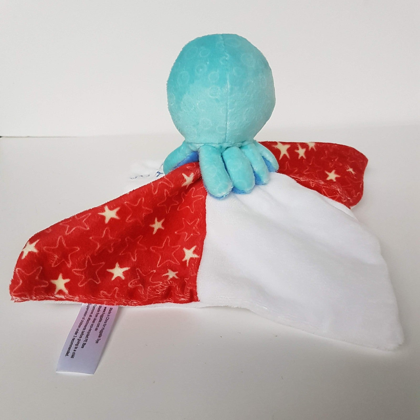 Huggable OCTOPUS FISH Lovey Plush Baby Security Comforter Blanket Soft Toy Cute5