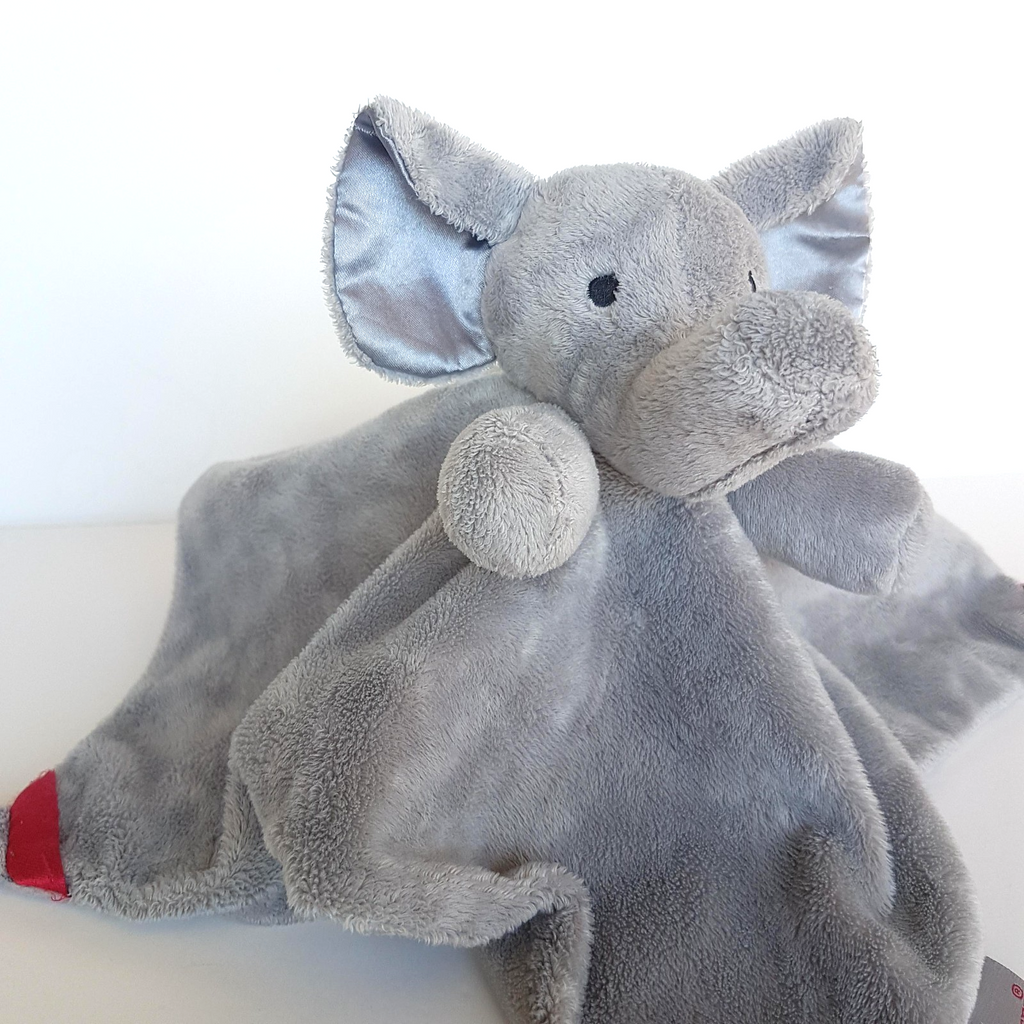 Save Our Sleep GREY ELEPHANT Lovey Plush Security Comforter Sleep Baby Soft Toy1