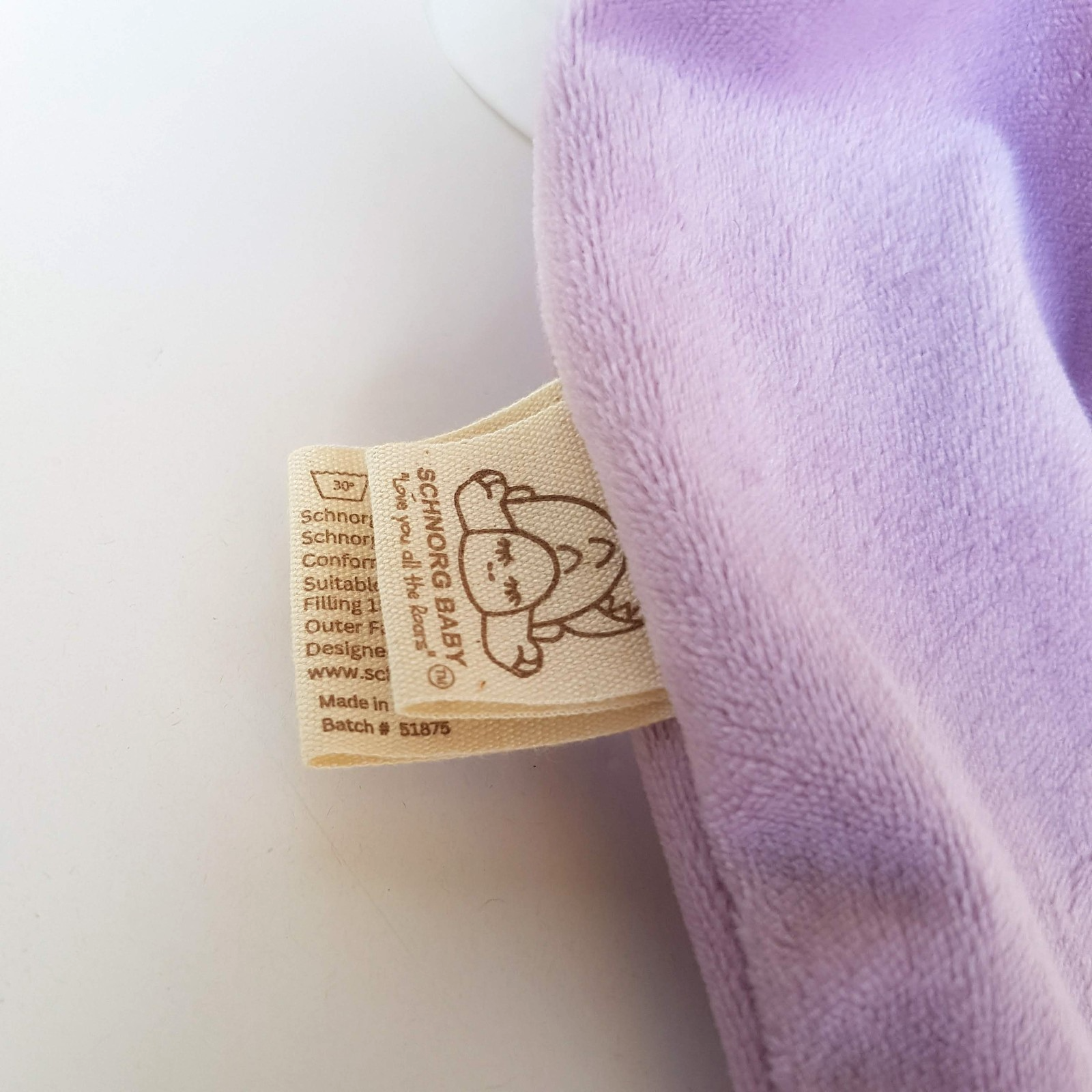 Baby Purple SCHNORGLESAURUS Dinosaur Lovey Comforter Security Blanket Soft Toy6