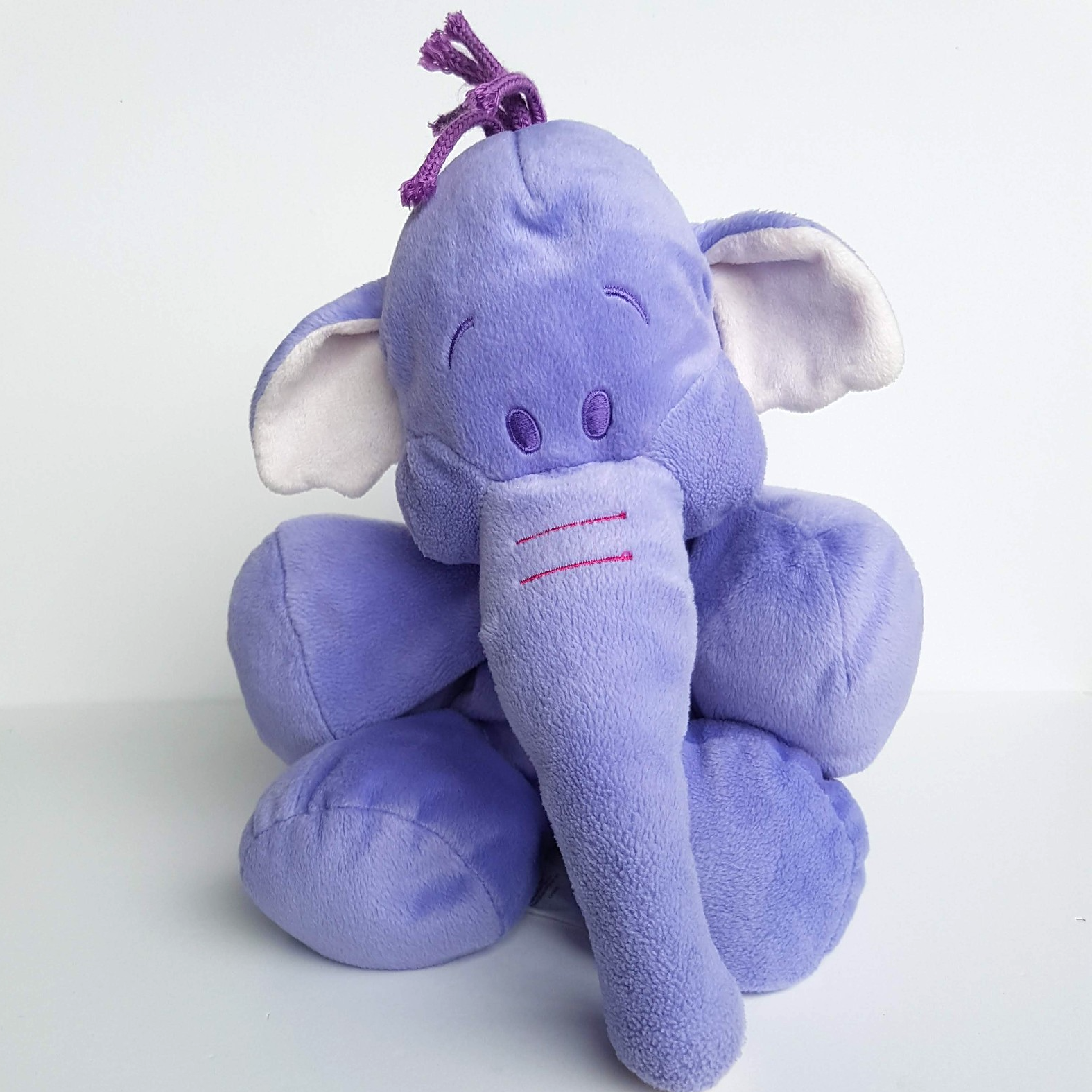 RARE Disney HEFFALUMP LUMPY Elephant Floppy 28cm Plush Stuffed Animal Soft Toy1