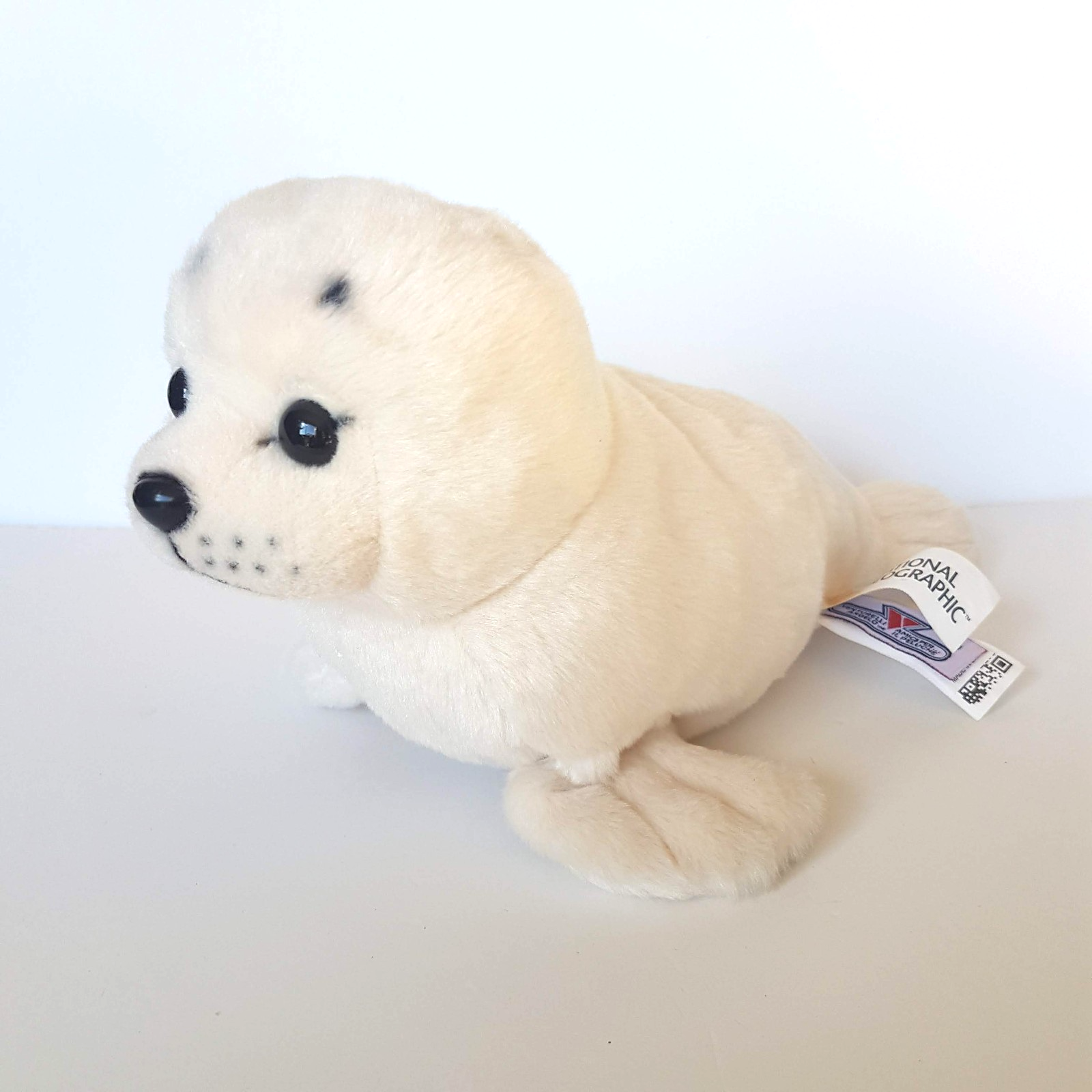 National Geographic LELLY VENTURELLI HARP SEAL Plush Soft Toy Stuffed Animal0