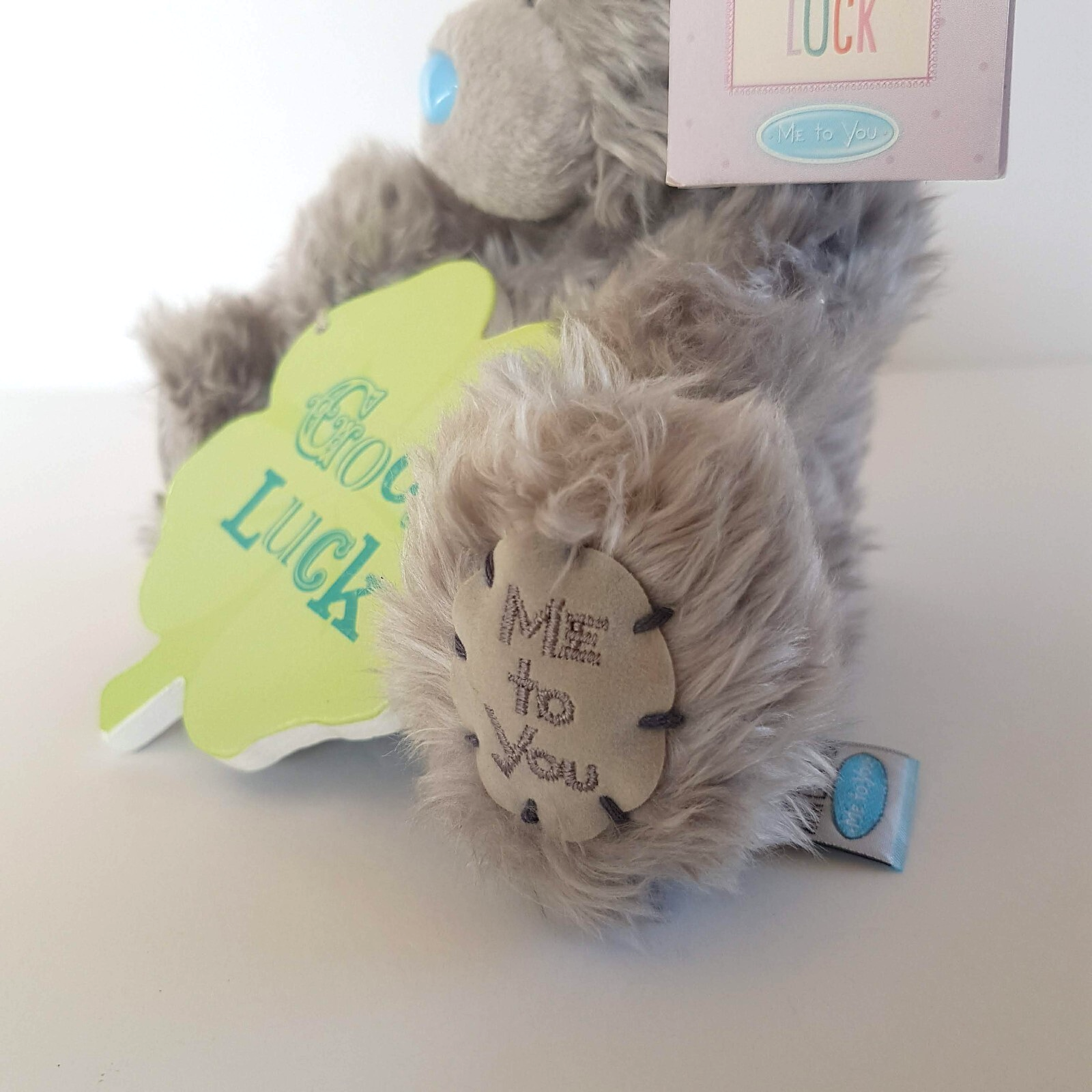 Tatty Teddy GOOD LUCK BEAR 4 Leaf Clover 14cm ME TO YOU Plush Stuffed Animal Toy4