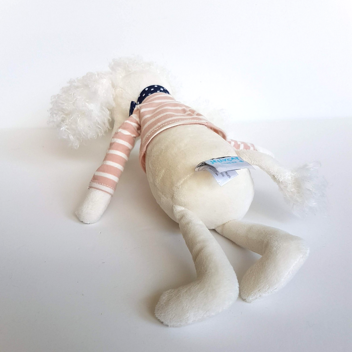 Jellycat BEATNIK BUDDY Poodle Dog Paris White Puppy Soft Toy Stuffed Animal Cute7