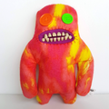 Fuggler LABORATORY SASQUOOSH Funny Ugly Monster Tie Dye Plush Soft toy Teeth Toy0