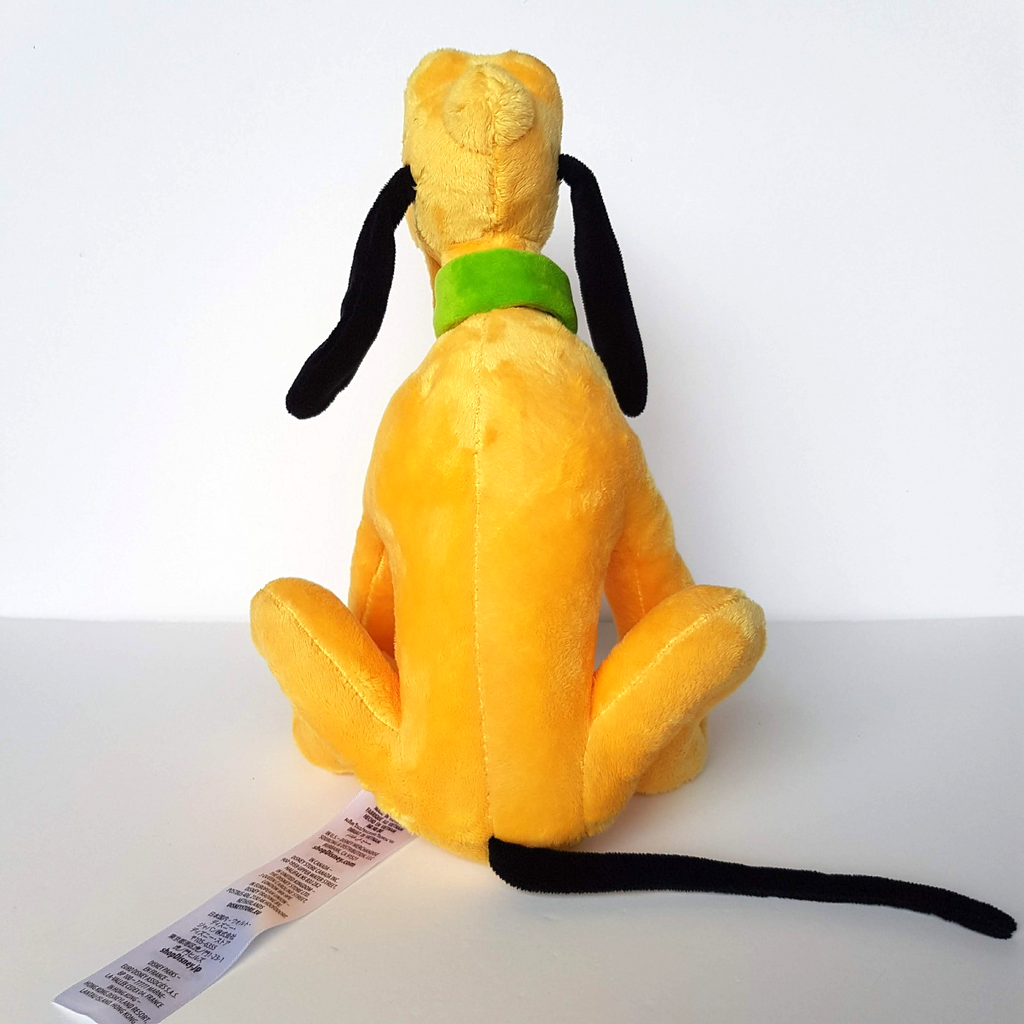 Disney SITTING PLUTO Mickey Mouse DOG Orange 25cm Plush Stuffed Animal Soft Toy3