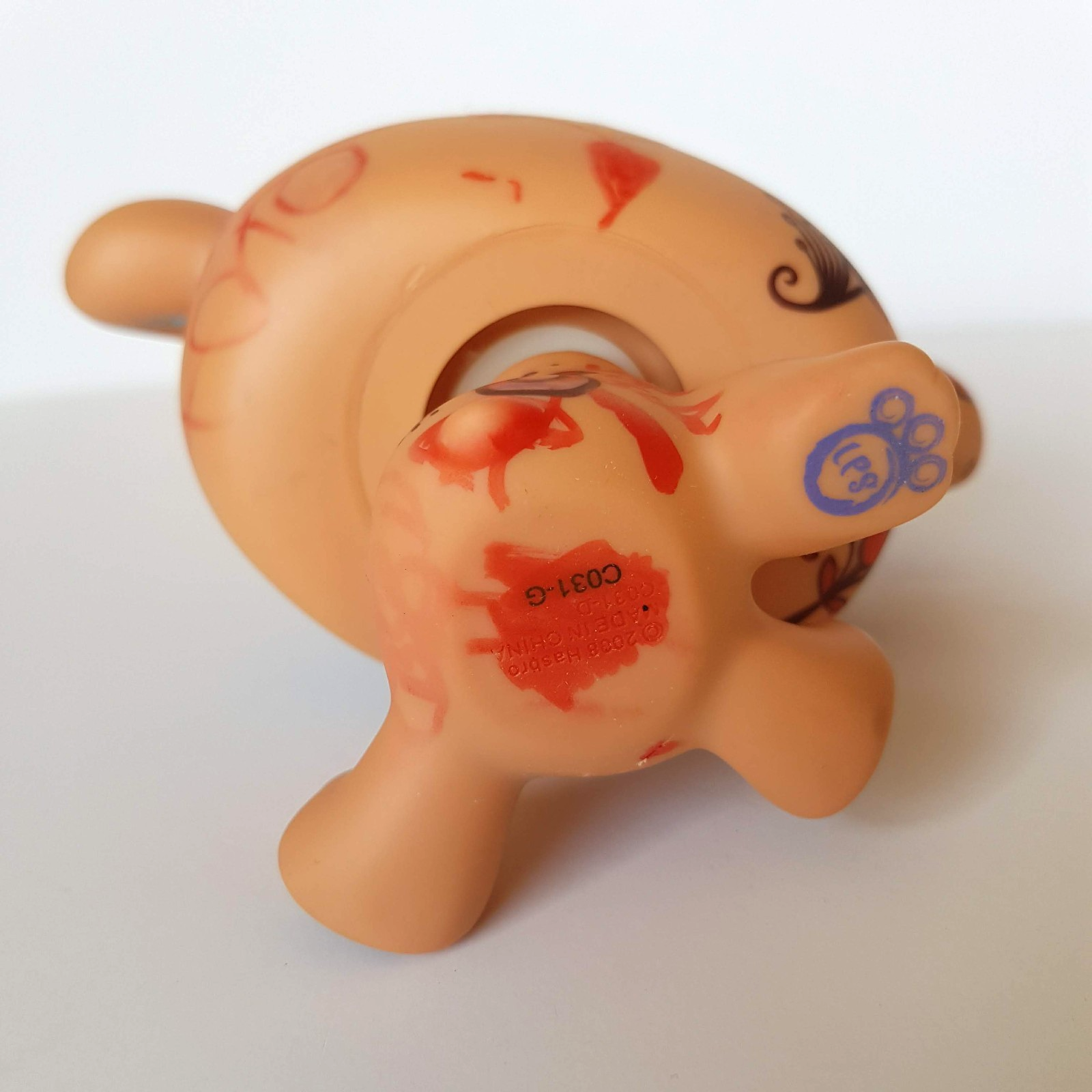 Littlest Pet Shop JUMBO BEAR 2008 Bobblehead 10.5cm Plastic Animal Figure Toy8