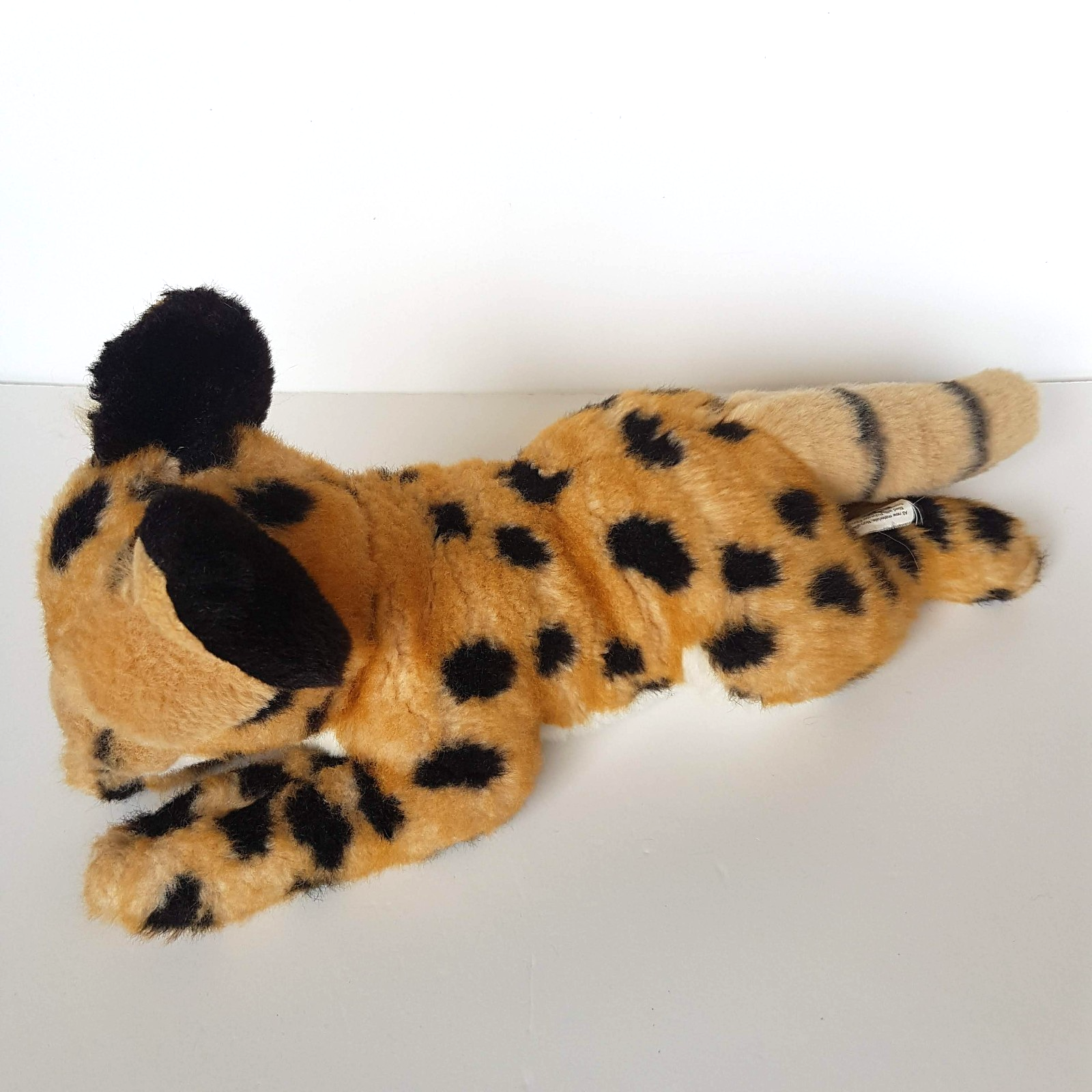 Korimco SERVAL WILD CAT Laying Plush Stuffed Animal Soft Toy Safari Animals Cute3